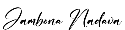 Jambone Nadeva Font Image
