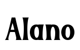 Alano Font Image