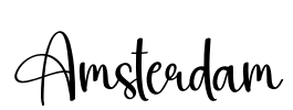 Amsterdam Font Image