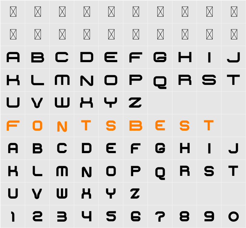 Supreme Spike Character Map