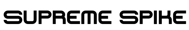 Supreme Spike Font Image