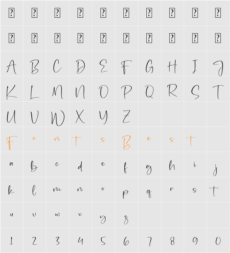 Dangella Character Map