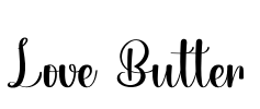 Love Butter Font Image