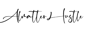Almatter Hustle Font Image