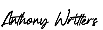 Anthony Writters Font Image