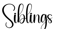 Siblings Font Image