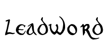 Leadword Font Image