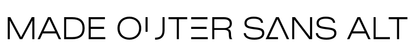 MADE Outer Sans Alt