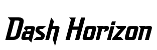 Dash Horizon Font Image