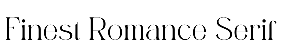 Finest Romance Serif Font Image