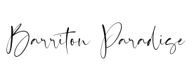 Barriton Paradise Font Image