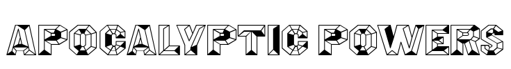 Apocalyptic Powers Font Image