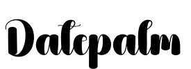 Datepalm Font Image