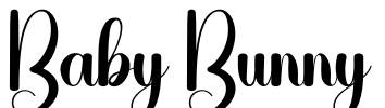 Baby Bunny Font Image