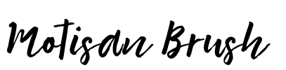 Motisan Brush 2 Font Image