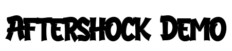 Aftershock Demo Font Image