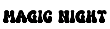 MAGIC NIGHT Font Image