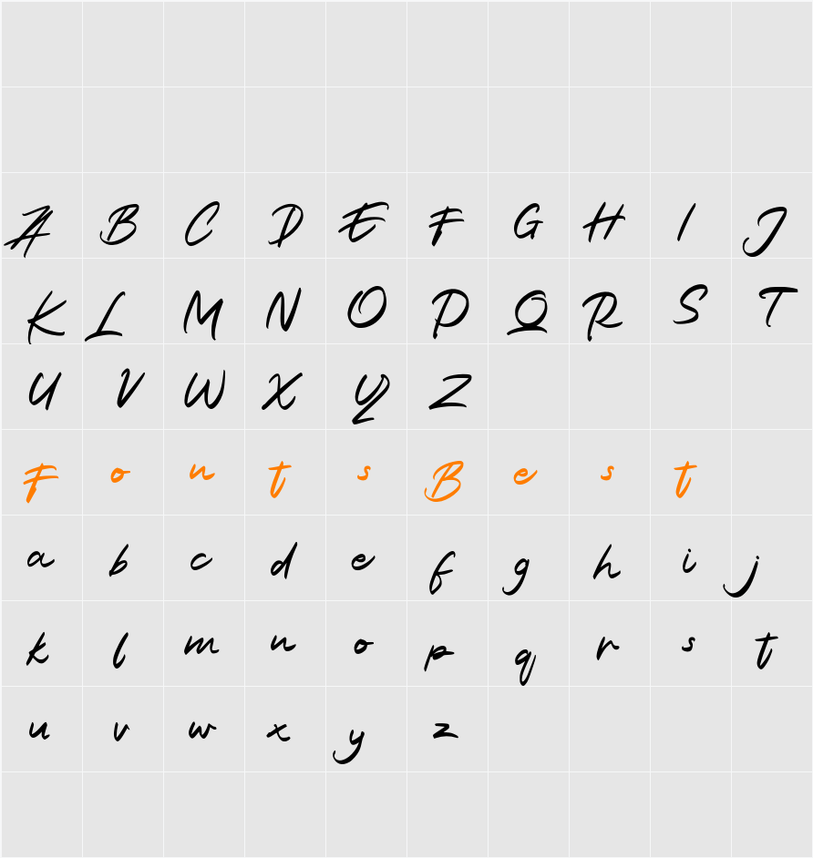 Alantis FREE Character Map