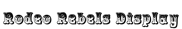 Rodeo Rebels Display Font Image