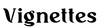 Vignettes Font Image