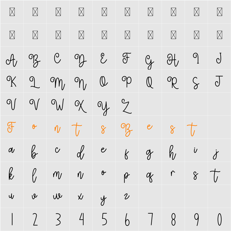 Woman Character Map