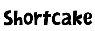 Shortcake Font Image