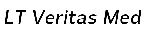 LT Veritas Med Font Image
