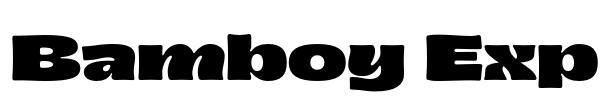 Bamboy Exp Font Image