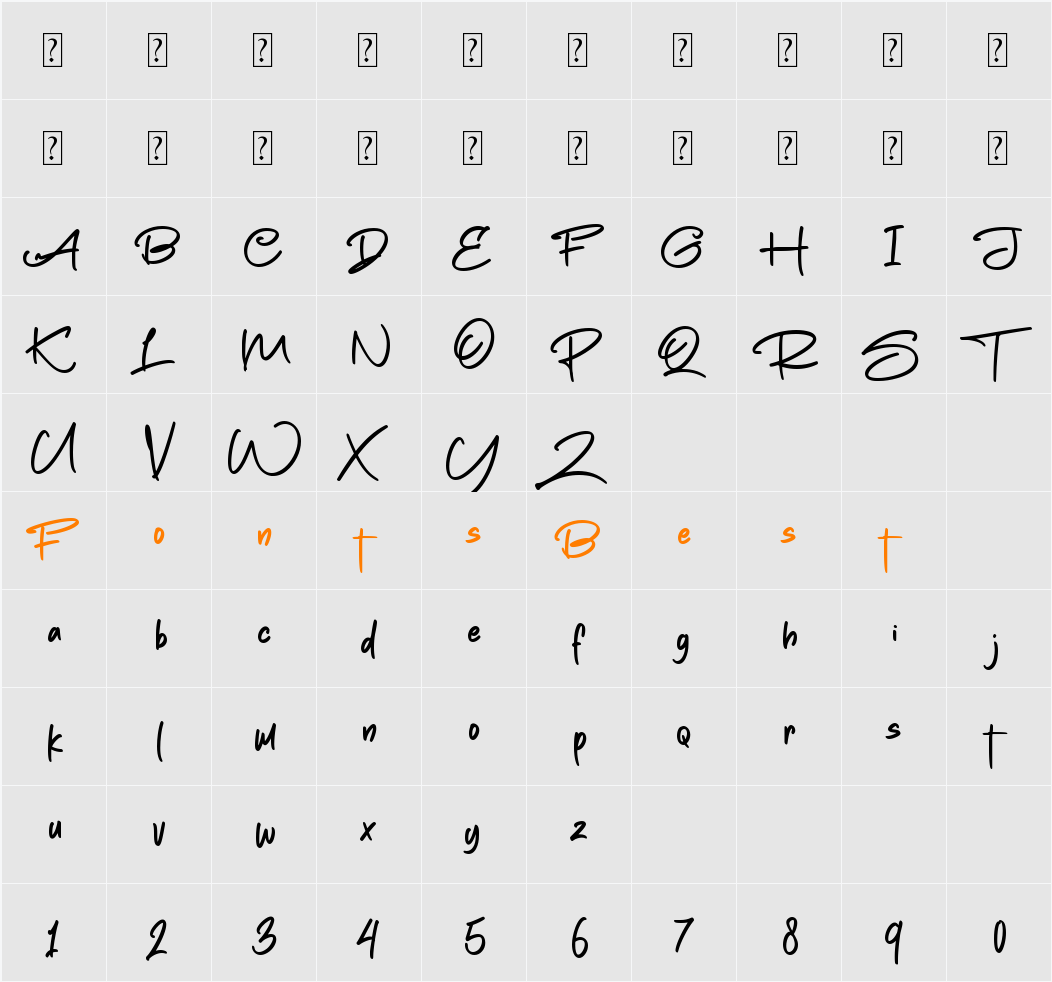 Paul Jackson Character Map