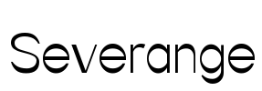 Severange Font Image