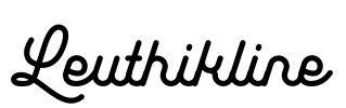 Leuthikline Font Image