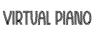 Virtual Piano Font Image