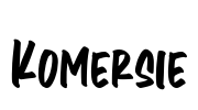 Komersie Font Image