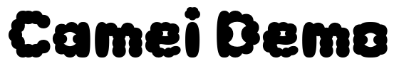 Camei Demo Font Image