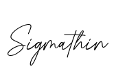 Sigmathin Font Image