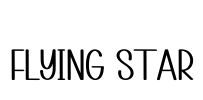 Flying Star Font Image