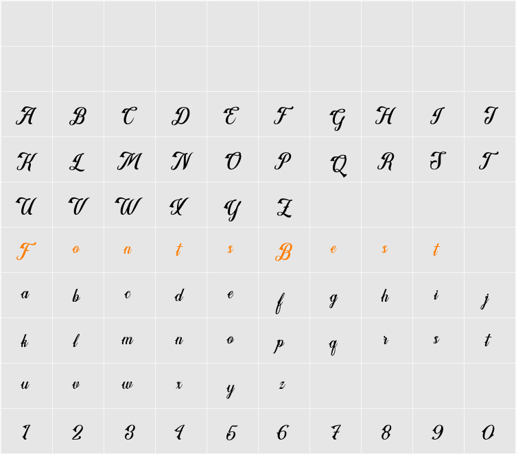 Agressive Rhytmes ROG Character Map