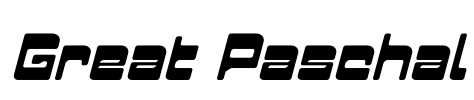 Great Paschal Font Image