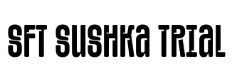 SFT Sushka TRIAL Font Image