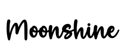 Moonshine Font Image