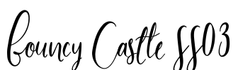 Bouncy Castle SS03 Font Image