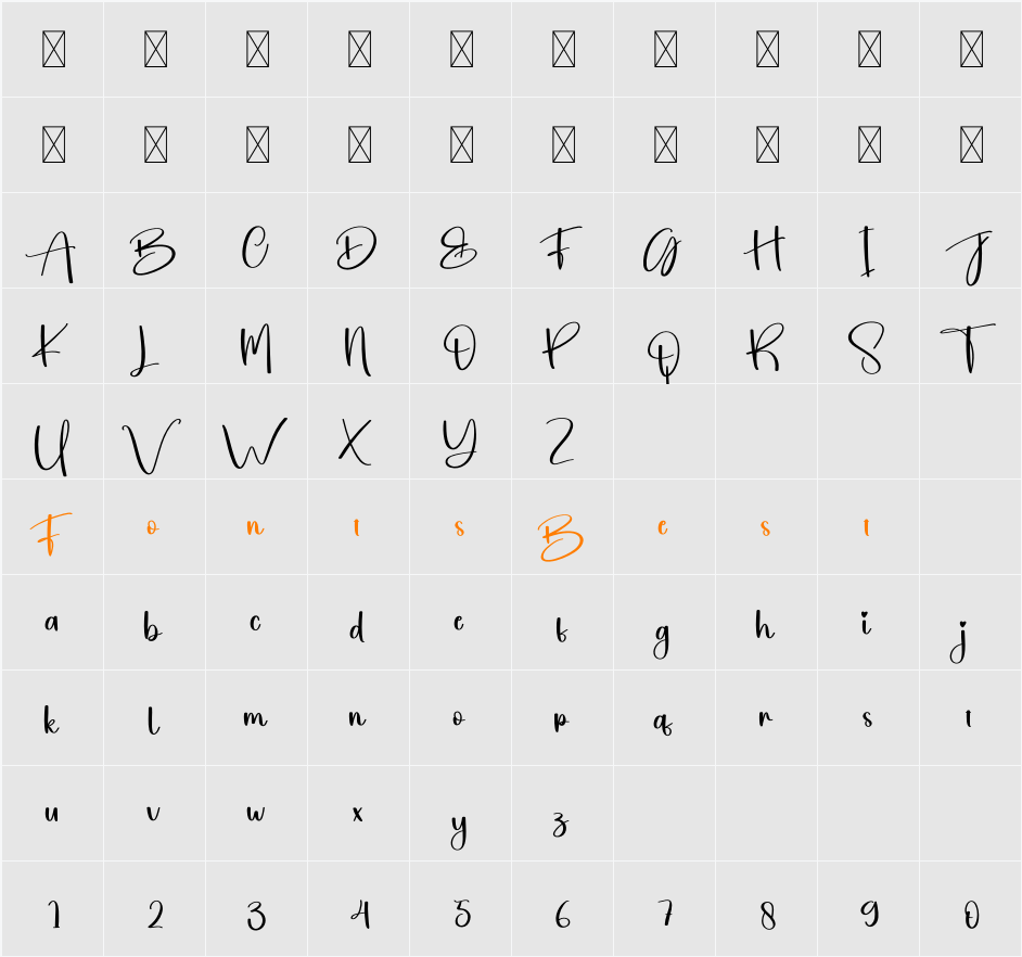 Arabic Character Map