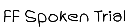 FF Spoken Trial Font Image