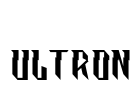 ultron Font Image