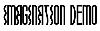 imagination Demo Font Image