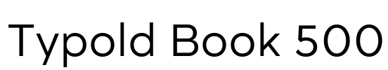 Typold Book 500 Font Image