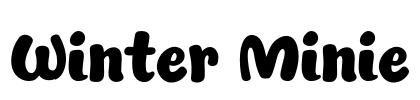 Winter Minie Font Image
