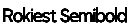Rokiest Semibold Font Image