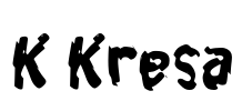 K Kresa Font Image