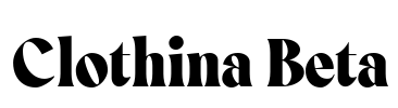 Clothina Beta Font Image